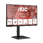 Монитор 23.8' AOC 24E4CV IPS 1920x1080, 120 Гц, 4 мс, 16:9, 300 кд/м², HDMI, DP 1.4, USB-C (90 Вт), 4xUSB 3.2, 3.5 Jack, USB Hub (4x USB 3.2), HDR10, Adaptive-Sync, черный, фото10