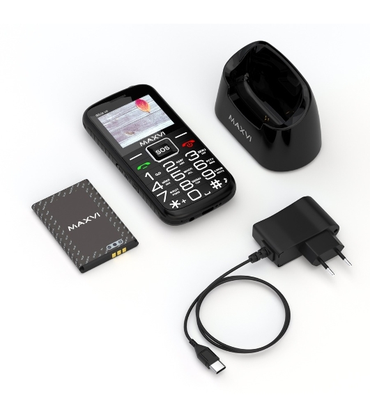 Мобильный телефон Maxvi B5ds up черный