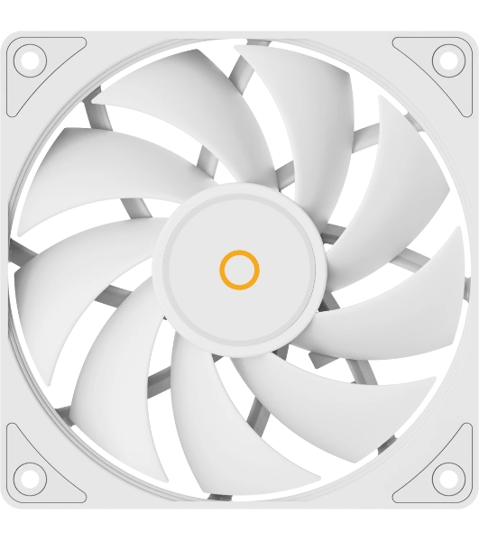 Вентилятор для корпуса Ocypus Gamma F12 WH/White/3pin