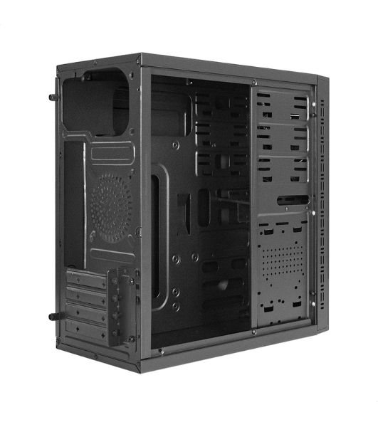 Компьютерный корпус Minitower ExeGate QA-412U-UNS400 (mATX, БП UNS400 с вент. 12см, 2хUSB+2хUSB 3.0, аудио, черный)