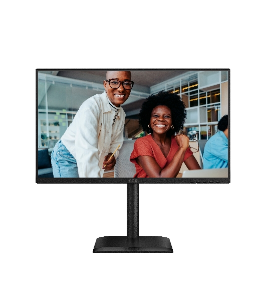 Монитор 23.8' AOC 24E4CV IPS 1920x1080, 120 Гц, 4 мс, 16:9, 300 кд/м², HDMI, DP 1.4, USB-C (90 Вт), 4xUSB 3.2, 3.5 Jack, USB Hub (4x USB 3.2), HDR10, Adaptive-Sync, черный