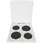 Плита электрическая Hansa FCEW54120 белый, конфорок 4 шт, духовка 62 л, 50 см x 85 см x 60 см, фото14