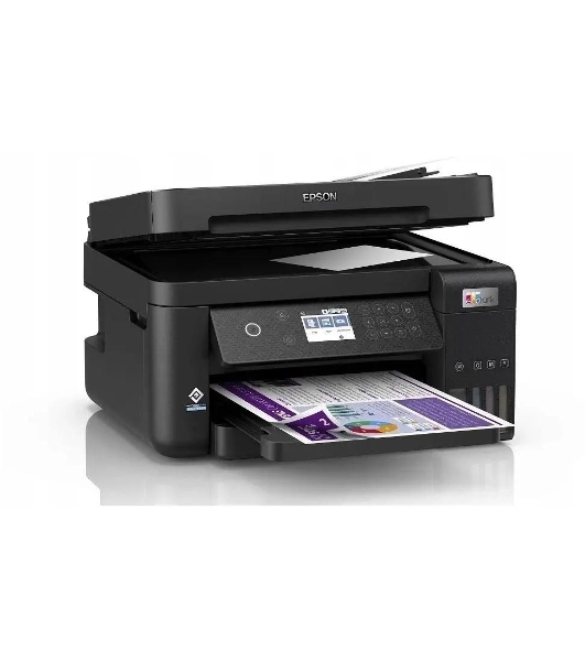 МФУ струйное Epson EcoTank L6270, A4, цветной, печ. до 33/15.5 стр/мин. (ч/б/цв.), 1200 x 4800 dpi (печ.), 1200x2400dpi (скан.), USB, RJ-45, Wi-Fi