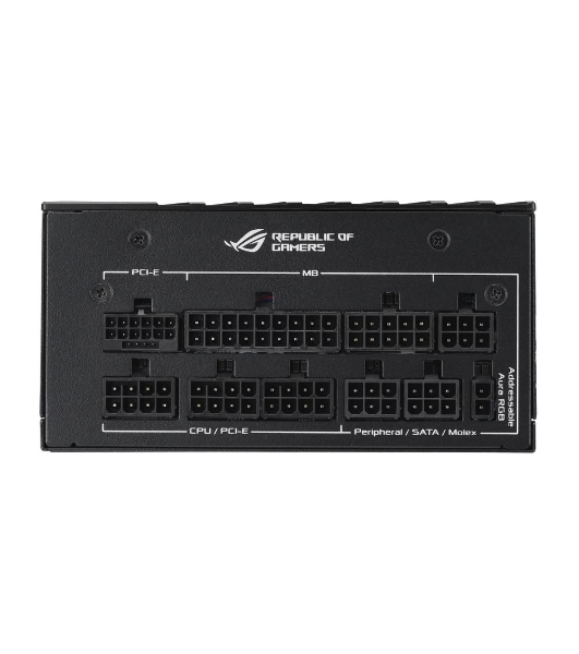 Блок питания ASUS ROG-LOKI-1000P-SFX-L GAMING (90YE00N1-B0NA00), 1000Вт, 80 PLUS Platinum, 135мм, модульный, серый и черный