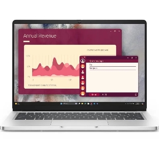 Ноутбук DELL 14 Pro Core Ultra 5 235U vPro 14,0' FHD+ (1920 x 1200) IPS,AG,300 nit, 16GB DDR5 (1x16GB) 512GB SSD Intel Arc graphics,3cell,Backlit,FPR,2y,1,37kg, Linux, KB Eng