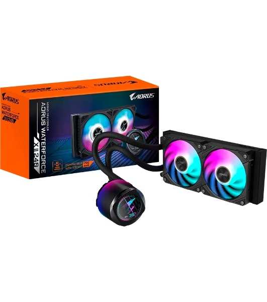 Кулер для процессора Gigabyte MULTI SOCKET GP-AORUS WATERFORCE X II 240