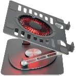 Подставка для ноутбука Digma D-NCP170-1xRGb110-360 17' 240x230x50мм 28дБ 2xUSB 1x 110ммFAN 940г Fan-control алюминий серый, фото3