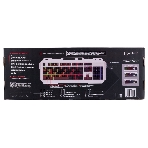 Клавиатура Gembird KB-G710M-S проводная, USB Type-A, чёрный/серебристый, фото2