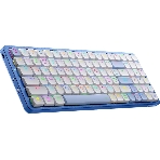 Клавиатура Redragon Eva Pro гибридная, USB Type-A, Bluetooth, радиоканал, белый/синий, фото4