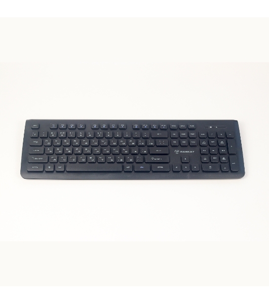 Комплект клавиатура+мышь Raskat BX6200 беспроводной, USB, радиоканал 1200 DPI, чёрный