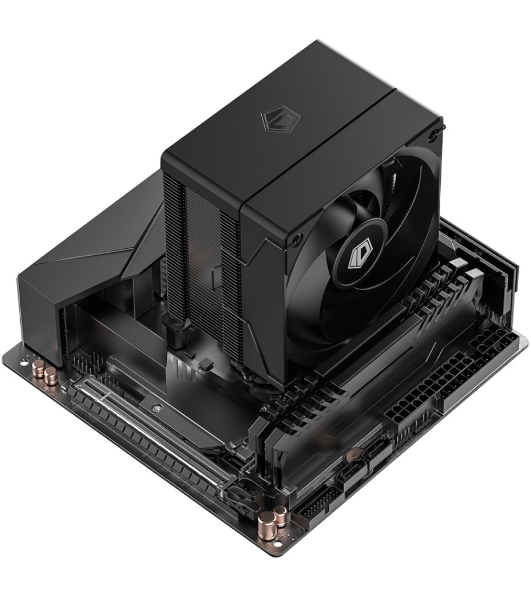 Кулер Cooler ID-Cooling SE-904-XT BLACK LGA1851/1700/1200/115X/AM5/AM4 (TDP 180W, PWM, 4 тепл.трубки прямого контакта, FAN 100мм) RET