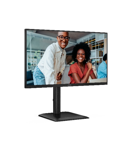 Монитор 23.8' AOC 24E4CV IPS 1920x1080, 120 Гц, 4 мс, 16:9, 300 кд/м², HDMI, DP 1.4, USB-C (90 Вт), 4xUSB 3.2, 3.5 Jack, USB Hub (4x USB 3.2), HDR10, Adaptive-Sync, черный