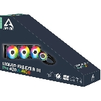 Система жидкостного охлаждения Arctic Cooling Liquid Freezer III Pro 420 A-RGb Multi Compatible All-In-One CPU Water Cooler (ACFRE00185A), фото2
