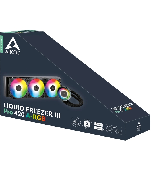 Система жидкостного охлаждения Arctic Cooling Liquid Freezer III Pro 420 A-RGb Multi Compatible All-In-One CPU Water Cooler (ACFRE00185A)