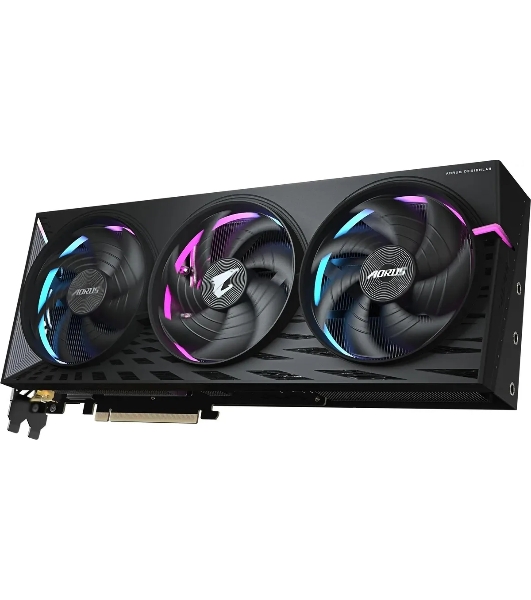 Видеокарта Gigabyte PCI-E GV-R9070XT AORUS E-16GD 1.0 AMD Radeon RX 9070XT 16Gb 256bit GDDR6 2175/20000 HDMIx2 DPx2 HDCP Ret
