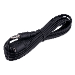Кабель-удлинитель аудио Cablexpert CCA-423-2M-N, Jack 3.5(M)/Jack 3.5(F), 2м, черный, пакет, фото 1