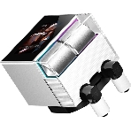 Система охлаждения Water Cooling System PCCooler DS360 Display WH (310W, 360мм, LED, белый, ARGb Pump/Fans: 3x120мм, 90.56CFM, 39.8dBA, 2500RPM/Pump height 65мм, 15dBA, 2600RPM, Rad thickness 27мм/S: 1851, 1700, 1200, 115X, AM5, AM4), фото5