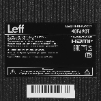Телевизор LEFF 40' 40F690T черный DLED FHD 60Hz Салют, фото13