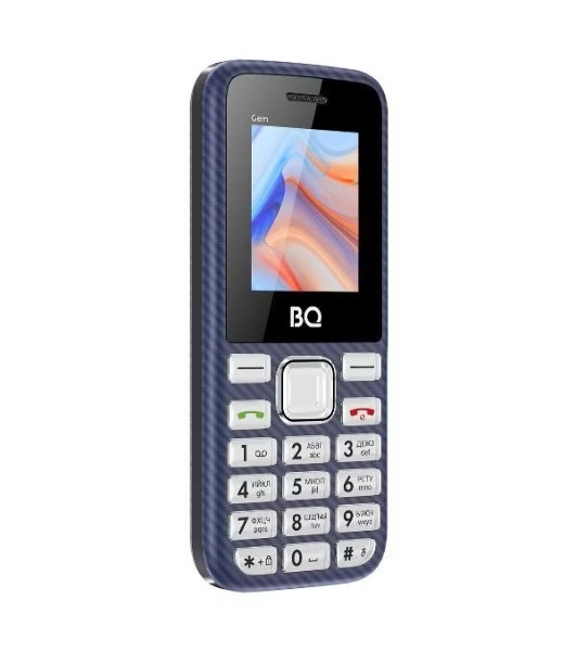 Мобильный телефон BQ 1860 Gem темно-синий (без СЗУ в комплекте)