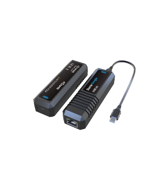Конвертер Infobit [iTrans DU-TR-22C] (приемник/передатчик) Dante - USB Аудио 2 -канальный, порт USB-C.1xRJ45(Dante). Питание PoE.