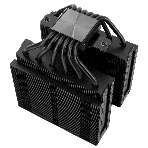 Кулер для процессора Thermalright Royal Pretor 130 черный (4-pin PWM, 158мм, Ni/Cu, 6x6мм, 1x120+1x130мм, 80.45CFM/81.88CFM, 29.4dBA/28.3dBA, 2150PM/1750RPM, S: 1200, 1700, 1851, 2011, 2066, 115X, AM4, AM5, black), фото8