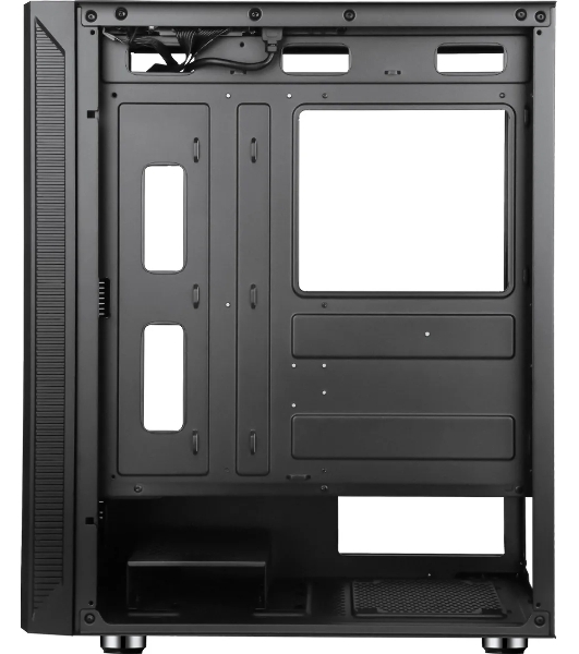 Компьютерный корпус Accord 3501 черный без БП ATX 2xUSB 2.0 1xUSB 3.0 1xUSB3.1 audio bott PSU
