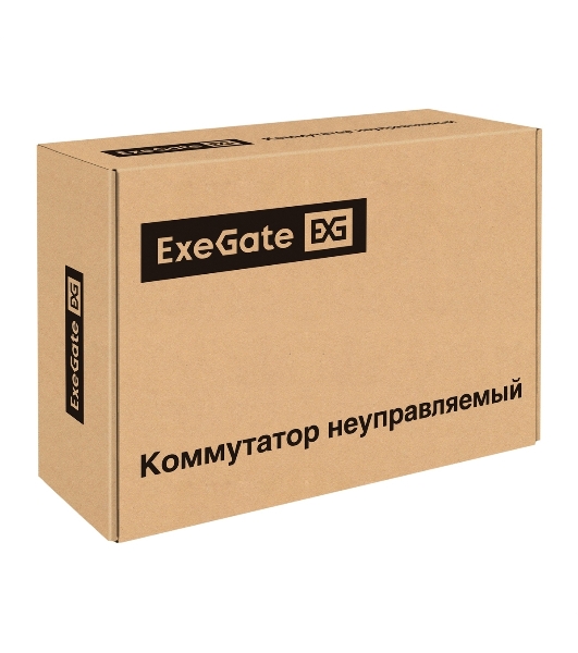 Коммутатор ExeGate EDES-1010D.8PoE-96W, 8×100 Мбит/с PoE + 2×100 Мбит/с, неуправляемый