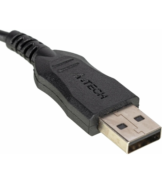 Мышь проводная A4Tech X89 черный, 2400 dpi, USB, кнопки - 8