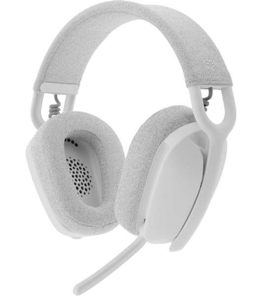 Гарнитура Logitech ZONE Vibe 100 белый, беспроводная, Bluetooth, до 20 ч