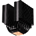 Кулер для процессора PCCooler RT720 TC BK (270W, 4-pin PWM, 157.5mm, Al/Cu, 7x6mm, 2x120mm, 73.32CFM, 34.9dBA, 2200RPM, S: 1851/1700/1200/115X, AM5/AM4, black), фото6