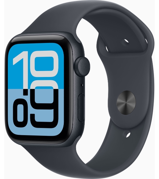 Умные часы Apple Watch SE 3 2025 A3325, 1.78' OLED, отсутствует, Wi‑Fi, Bluetooth 5.3, защита от воды, темно‑серый