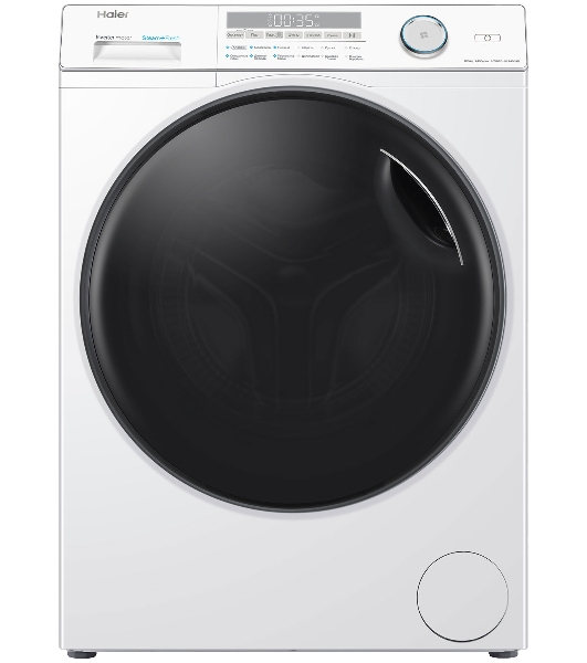 Стиральная машина Haier HWD80-BP14959B белый, загрузка фронтальная 8 кг, 5 кг - сушка, 1400 об/мин, класс: A