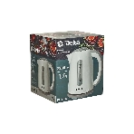 Чайник электрический Delta DL-1106 белый с серым, фото2