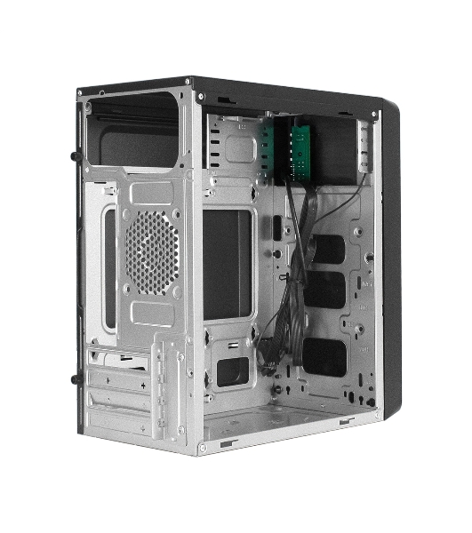 Компьютерный корпус Minitower ExeGate mEVO-7805-XP450 (mATX, БП XP450 с вент. 12см, 2*USB+1*USB 3.0, аудио, черный, с 2*RGb подсветкой)