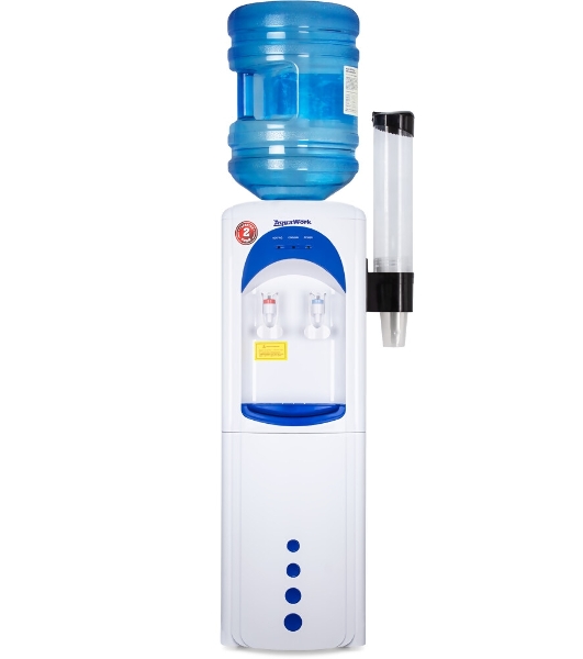 Кулер для воды Aqua Work 17LWR, верхняя загрузка, без нагрева, без охлаждения, белый/синий