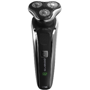 Электробритва PMR 0307RС wet&dry PRO 5 blades+ электрическая (Polaris), черный/хром