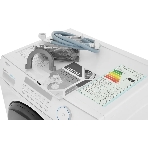 Стиральная машина Haier HWD80-BP14959B белый, загрузка фронтальная 8 кг, 5 кг - сушка, 1400 об/мин, класс: A, фото10