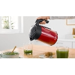 Чайник электрический Bosch TWK7L464 1.7 л, 2400 Вт., нерж.сталь, покрытая эмалью, красный, шкала уровня воды, фото2