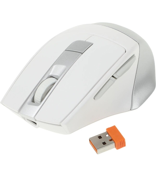 Комплект клавиатура+мышь A4Tech FStyler FB2535C беспроводной, USB + Bluetooth, 2000 DPI, белый