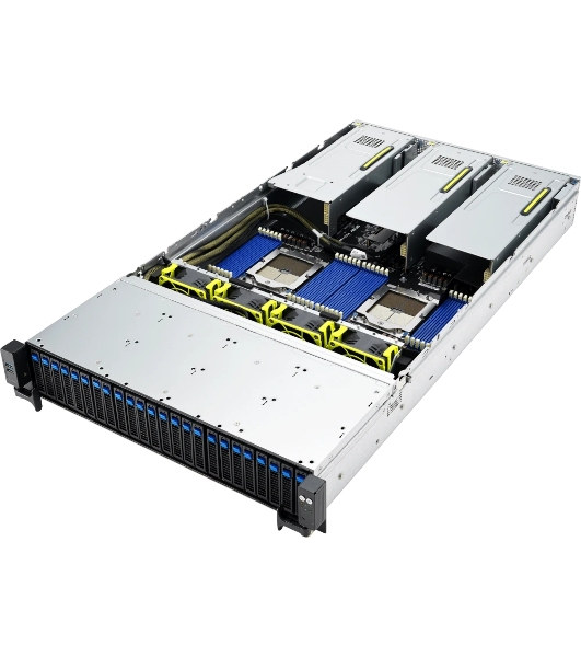 Серверная платформа Asus RS720A-E12-RS24U/10G/2.6kW/24NVMe/GPU