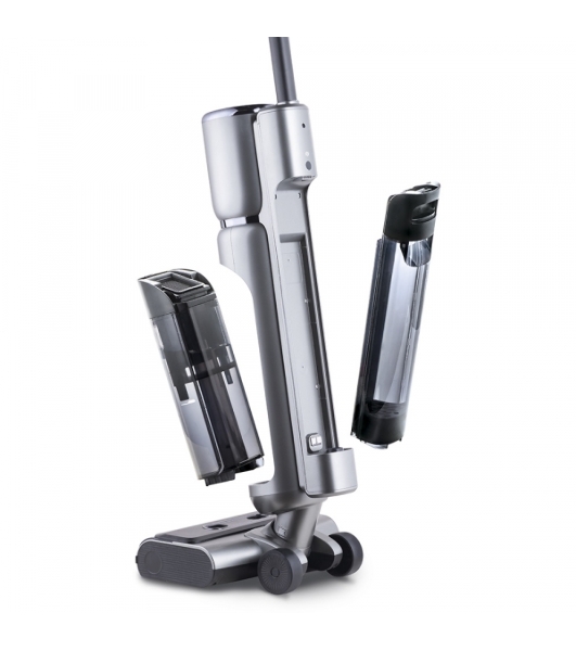 Пылесос вертикальный Thomas AQUA FLOORCLEANER CORDLESS (785501) серый, питание от аккумулятора, 21 Вт, уборка влажная, пылесборник 0.72 л, работа от АКБ max 35 мин.
