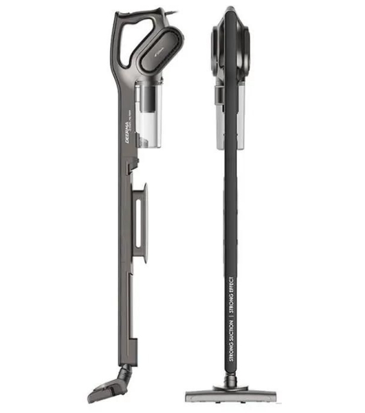 Пылесос вертикальный DEERMA Combo DX700S серый/черный, питание от сети, 210 Вт, уборка сухая, пылесборник 0.8 л