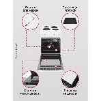 Плита электрическая Hansa FCEW54120 белый, конфорок 4 шт, духовка 62 л, 50 см x 85 см x 60 см, фото21