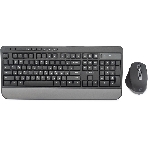 Комплект клавиатура+мышь Oklick S290W беспроводной, USB, 1600 DPI, чёрный, фото 1