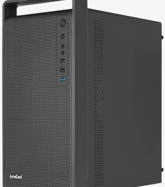 Компьютерный корпус MiniTower Aerocool/Formula CS-109-G-BK-v1 (mATX, USB3x1, USB2x2, 120мм RGb fan, без БП) (4711099472376)