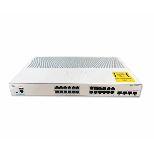 Коммутатор Cisco Catalyst C1000FE-24P-4G-L, 24×LAN + 4×1 Гбит/с, управляемый