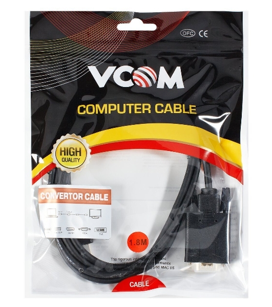 Кабель-переходник VCOM CG596-1.8M HDMI --> VGA_M/M 1,8 м