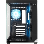 Компьютерный корпус без блока питания PCCooler C3T700 BK, Midi-Tower, TG, no fans, 1xUSB-A 3.0 + 1xUSB-A 2.0 + 1xUSB-C, ATX, mATX, mITX черный, фото2