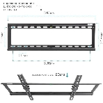 Кронштейн для телевизора Kromax IDEAL-1 черный 32'-90' макс.55кг настенный фиксированный, фото6