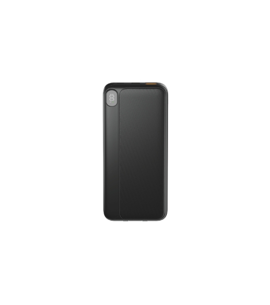 Портативный аккумулятор OLMIO L-10, 10000mAh, 22.5W, QC3.0, PD, LCD, + кабели Lightning\Type-C, черный